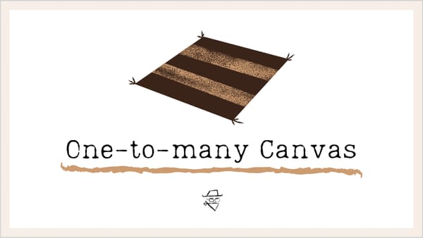 The One-to-many Canvas Pt. 1