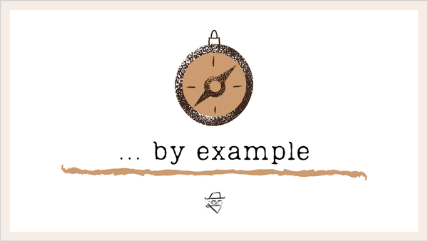________ by example